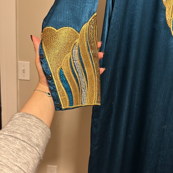 Arab kaftan Arabian One piece Jalabiya - Picture 2 of 3